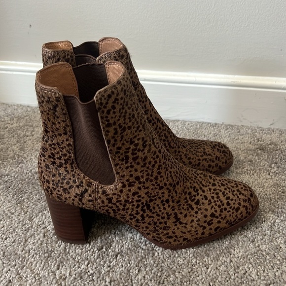 Madewell Laura Chelsea Boot is Spotted Calf Hair - Picture 8 of 10